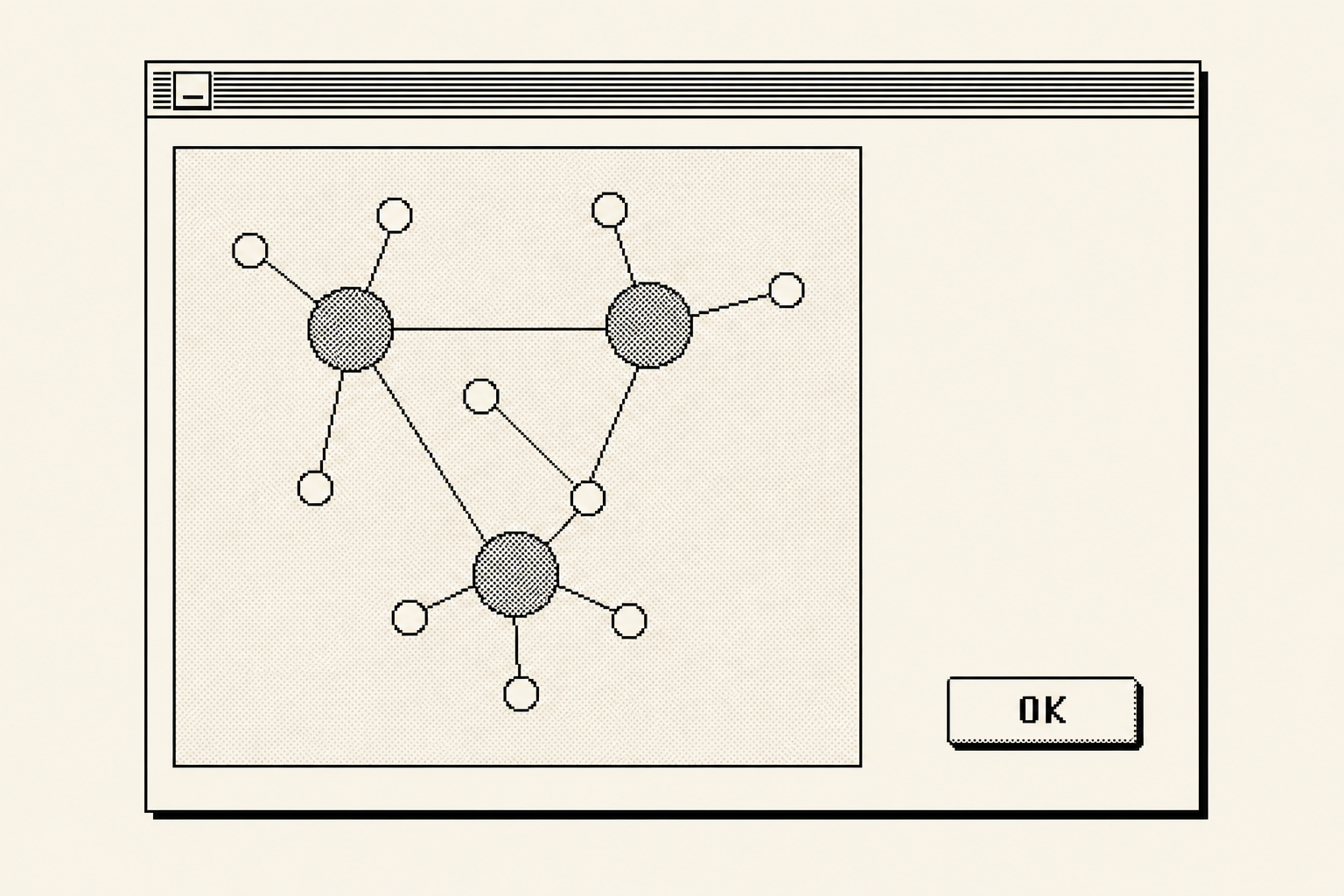 A knowledge graph extracted from memory